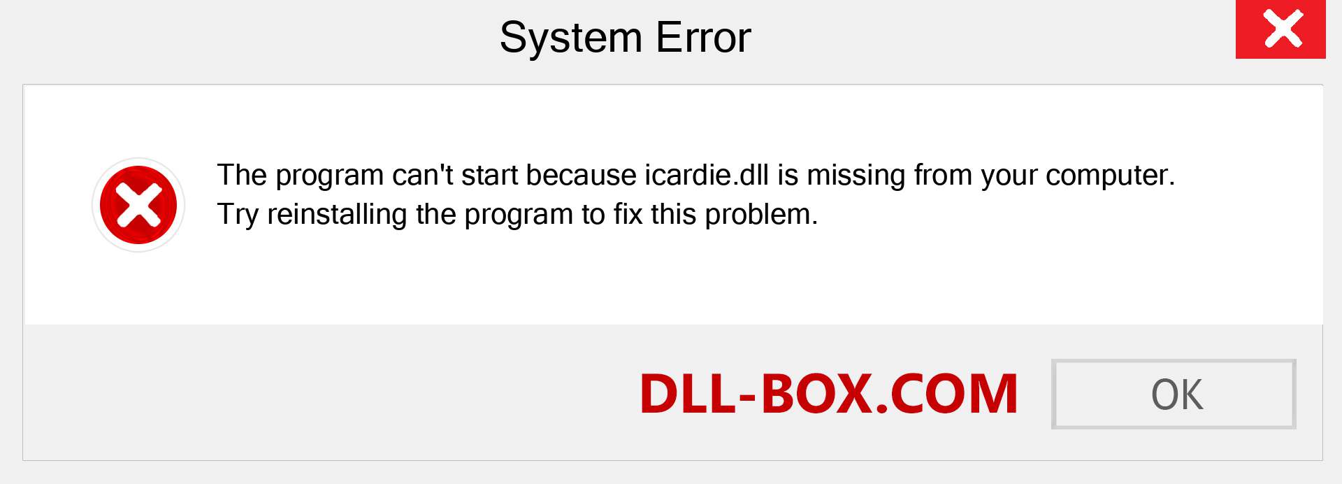  icardie.dll file is missing?. Download for Windows 7, 8, 10 - Fix  icardie dll Missing Error on Windows, photos, images